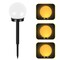 NEX; Solar Globe Pathway Lights, Outdoor LED Ball Ground Stake Lights, Waterproof Landscape Lighting for Lawn Garden Yard; Category:Night Lights; Image:3
